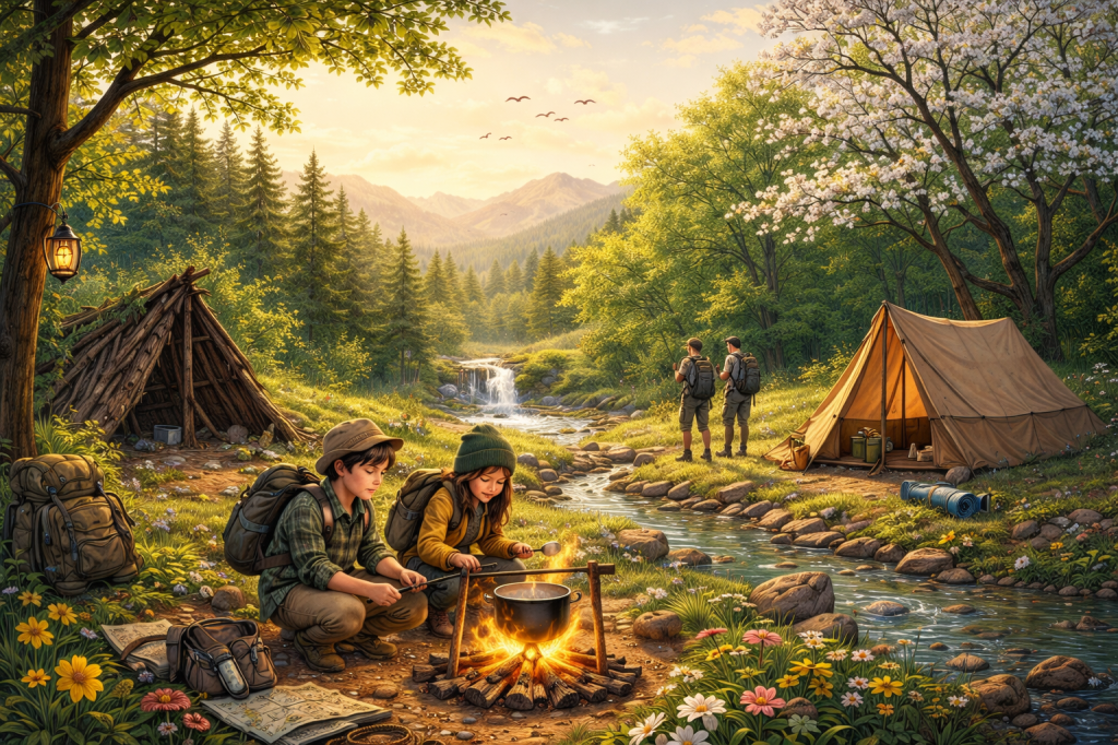 Spring survival camp