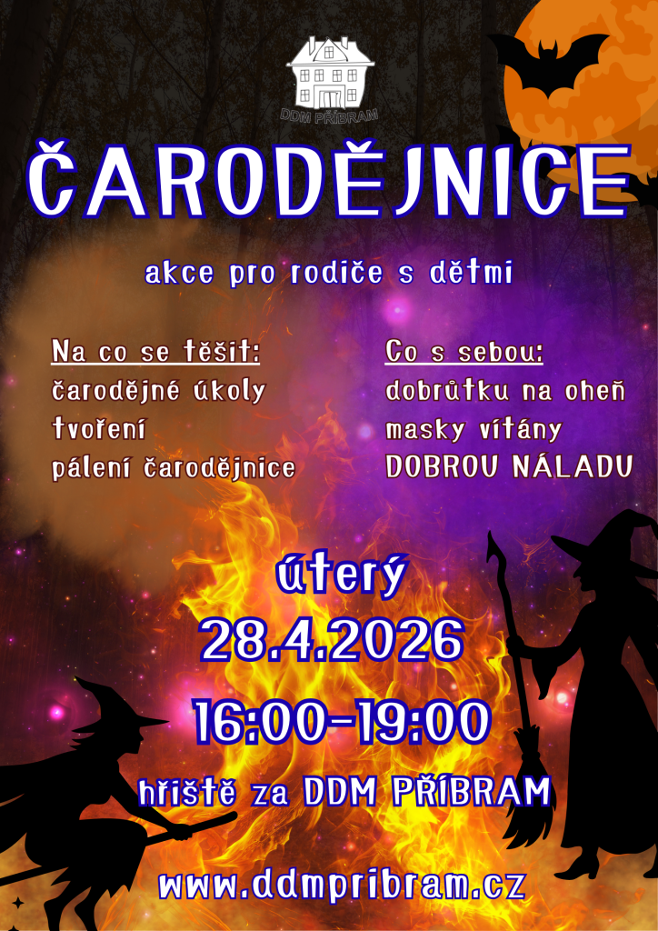 Čarodějnice v DDM Příbram