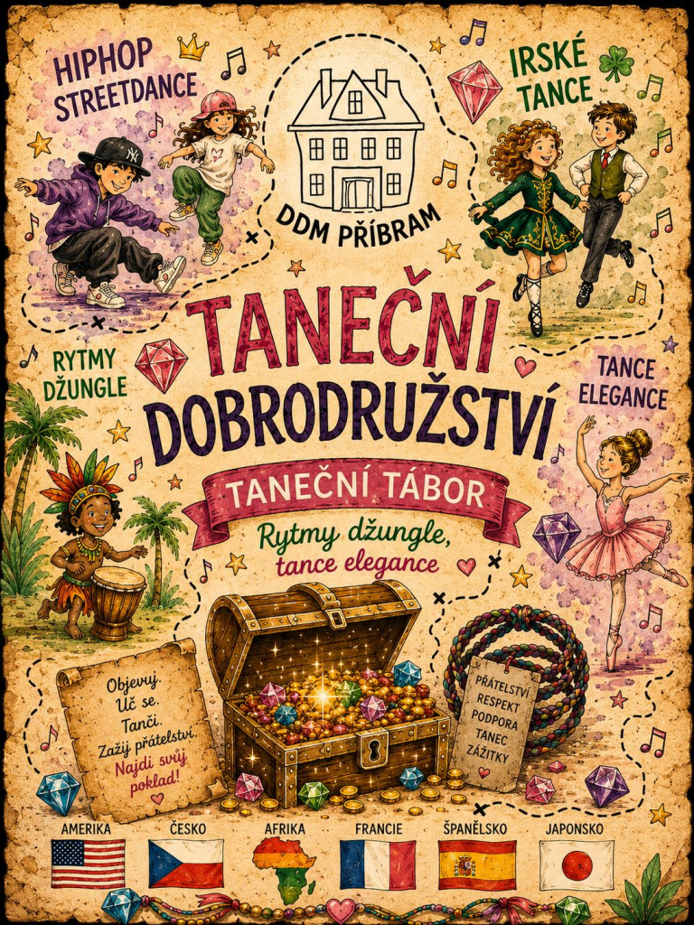 Taneční dobrodružství - příměstský tábor