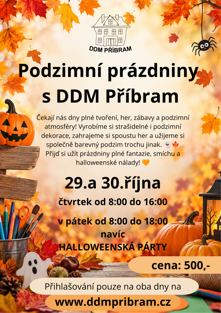Podzimní prázdniny s DDM Příbram