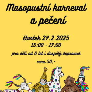 Masopustní karneval a pečení